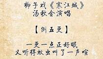 柳子戏《寒江城》选段 汤秋金
